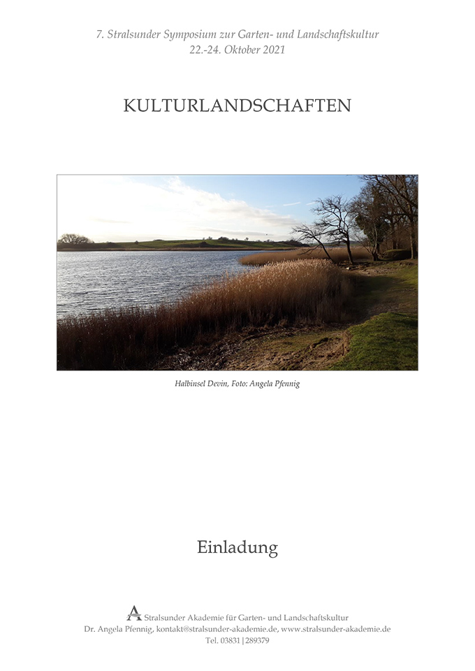 7. Stralsunder Symposium zur Garten- und Landschaftskultur