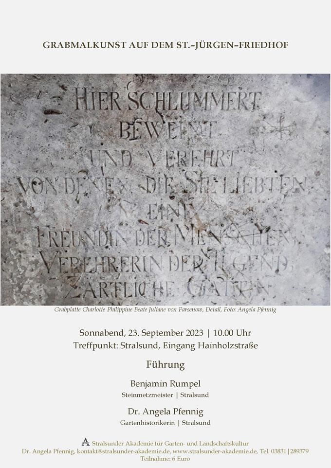 Grabmalkunst auf dem St.-Jürgen-Friedhof