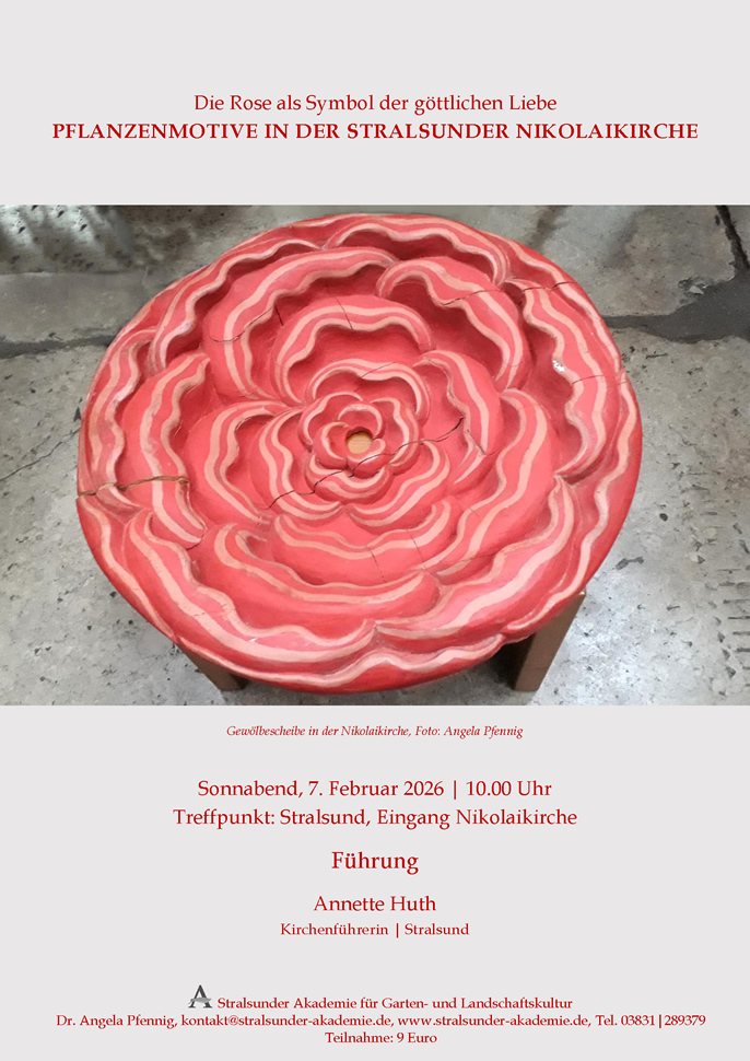 Pflanzenmotive in der Stralsunder Nikolaikirche