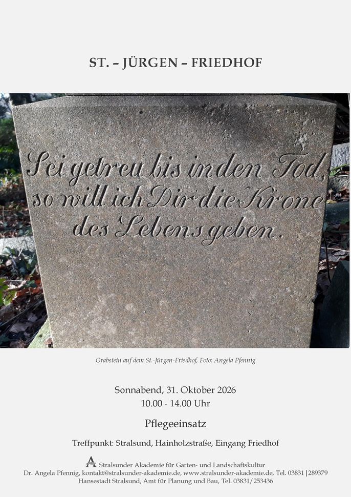 Sonnabend, 31. Oktober 2026